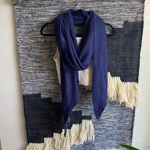 Aldo -scarf, navy knit scarf